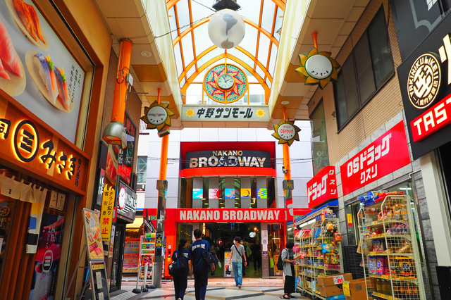 中野駅のお買い物エリア